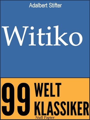 cover image of Witiko